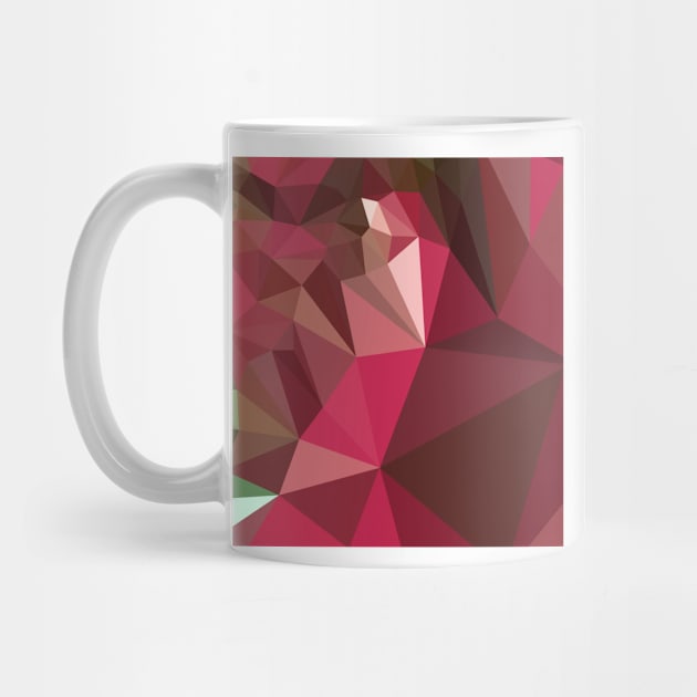 Jazzberry Jam Purple Abstract Low Polygon Background by retrovectors